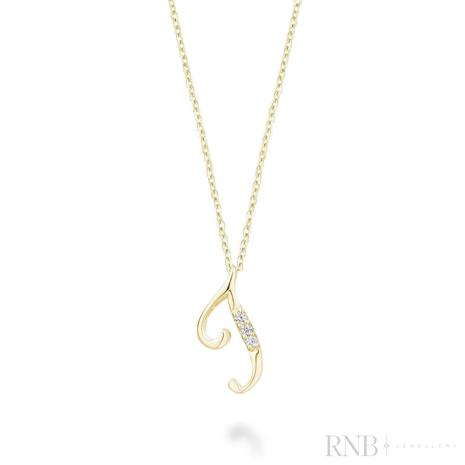 Mini Diamond Initials-RNB Jewellery