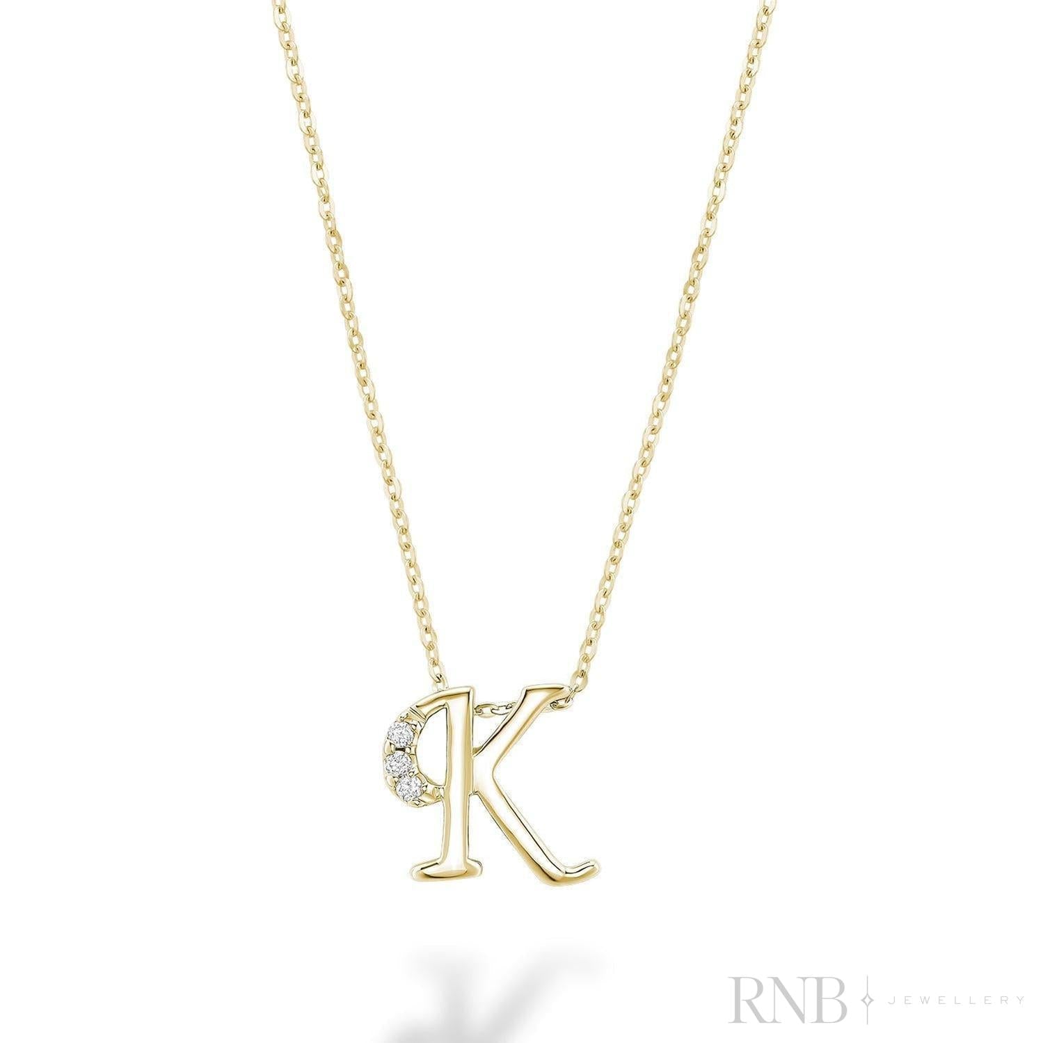 Mini Diamond Initials-RNB Jewellery