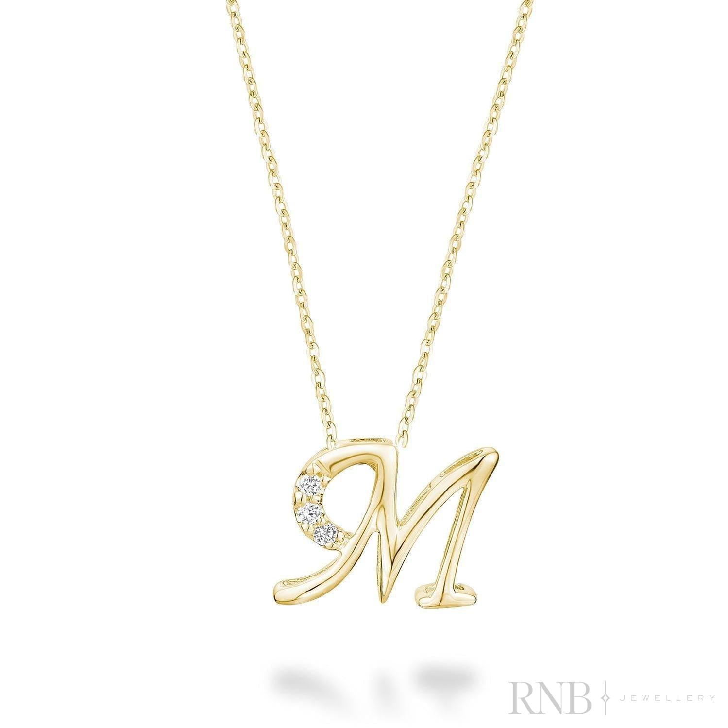 Mini Diamond Initials-RNB Jewellery