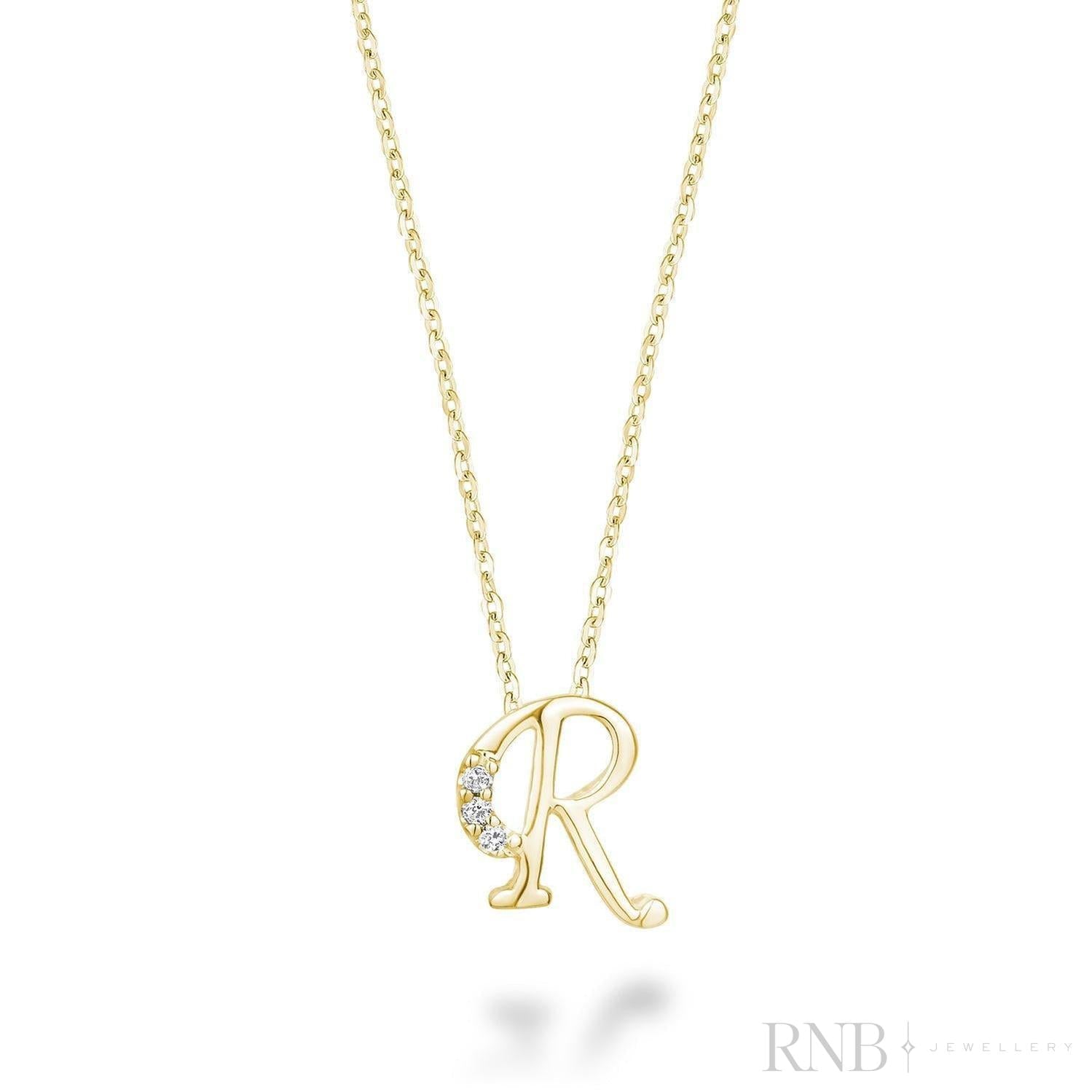 Mini Diamond Initials-RNB Jewellery