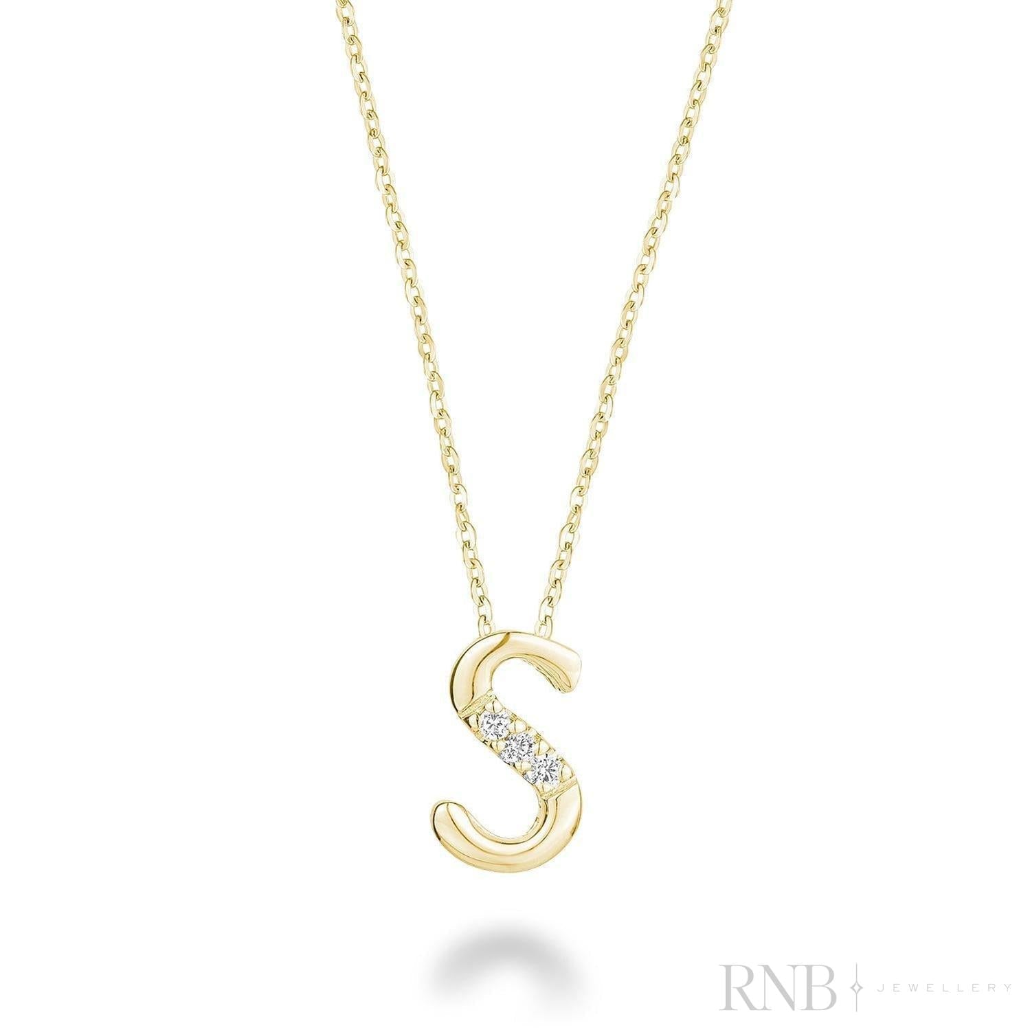 Mini Diamond Initials-RNB Jewellery