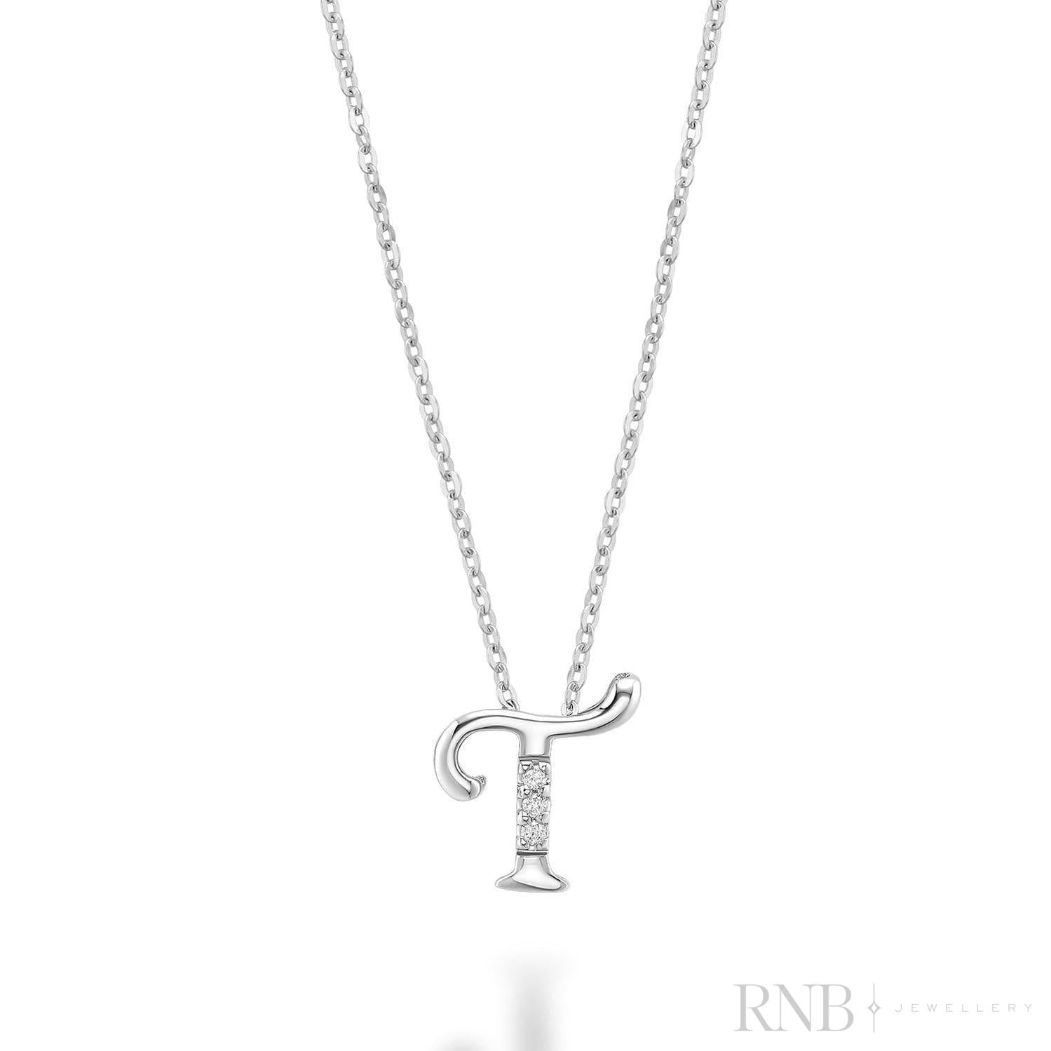 Mini Diamond Initials-RNB Jewellery