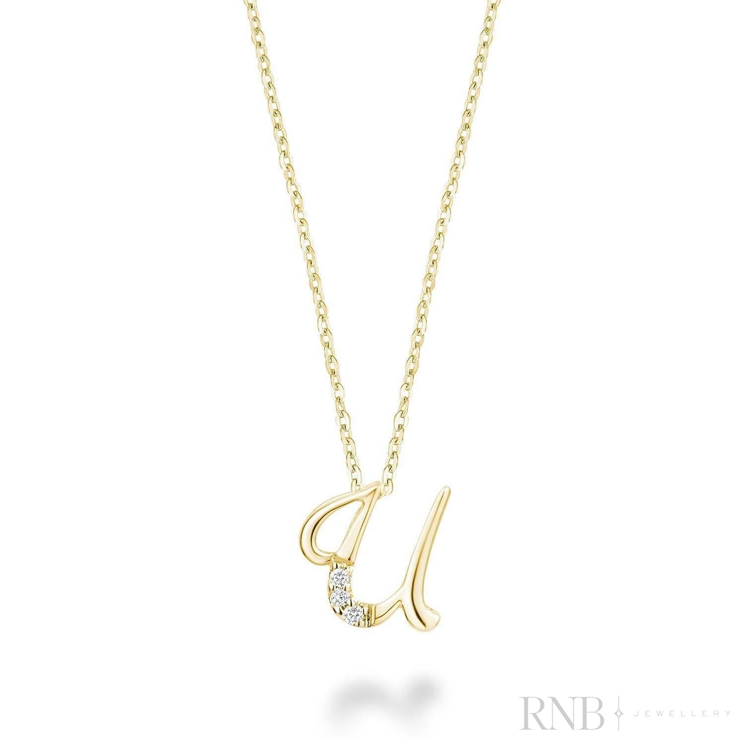 Mini Diamond Initials-RNB Jewellery