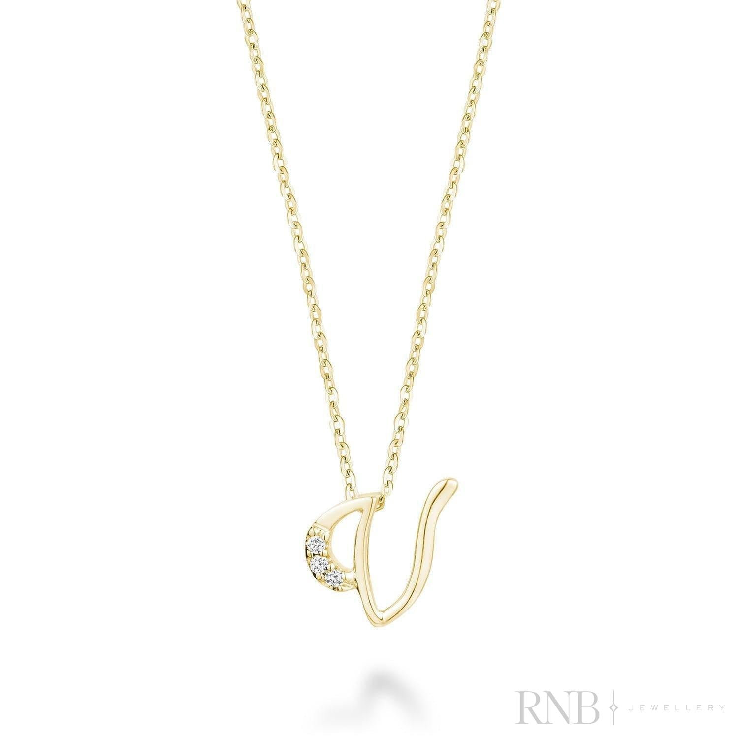 Mini Diamond Initials-RNB Jewellery