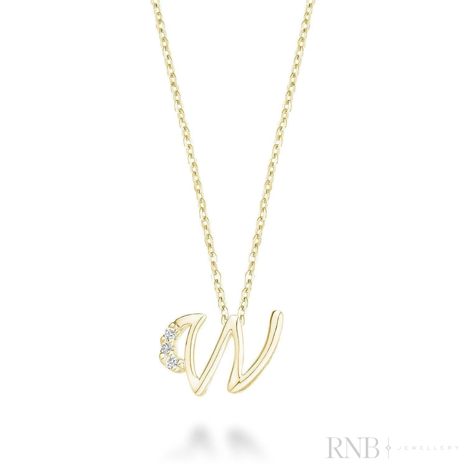 Mini Diamond Initials-RNB Jewellery