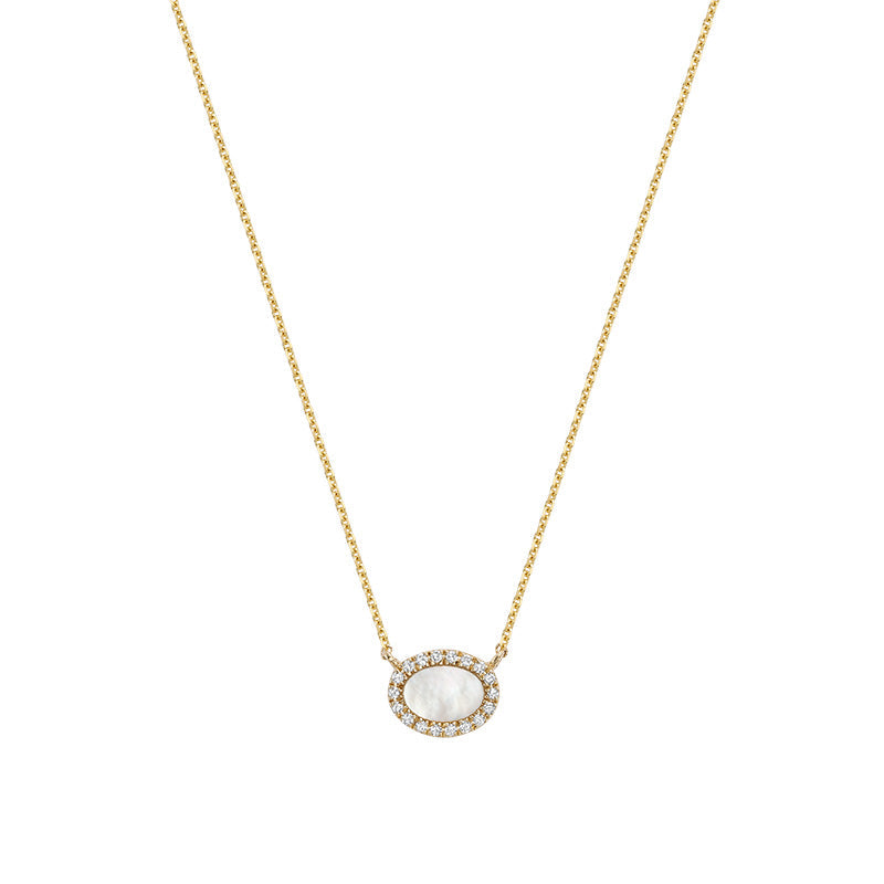 Pearl & Diamond Necklace - Collier en Diamant & Perle