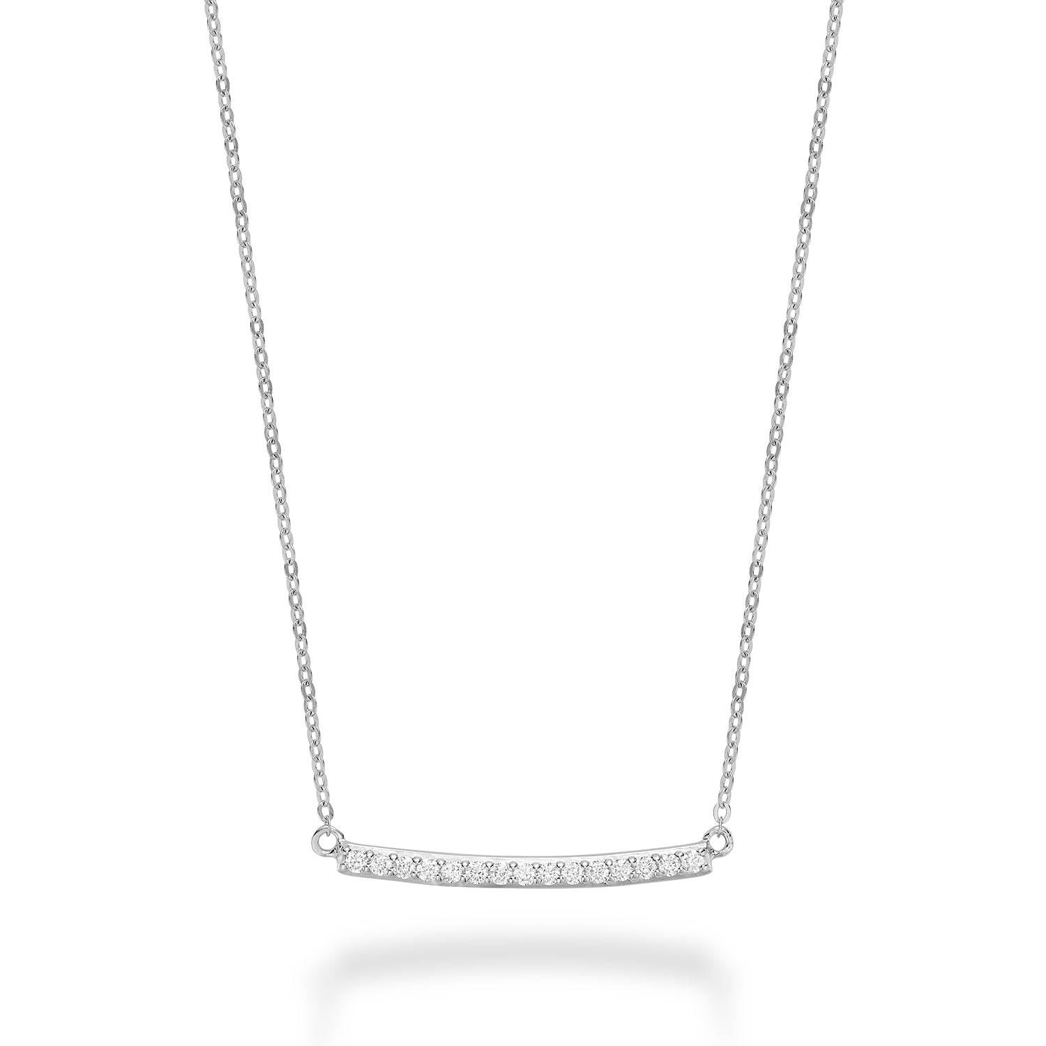 Bar Diamond Necklace - RNB Jewellery