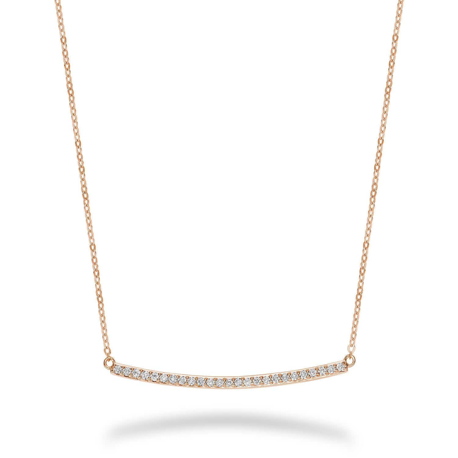 Bar Diamond Necklace - RNB Jewellery