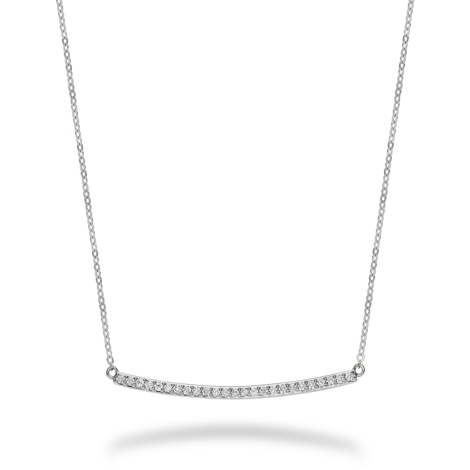 Bar Diamond Necklace - RNB Jewellery