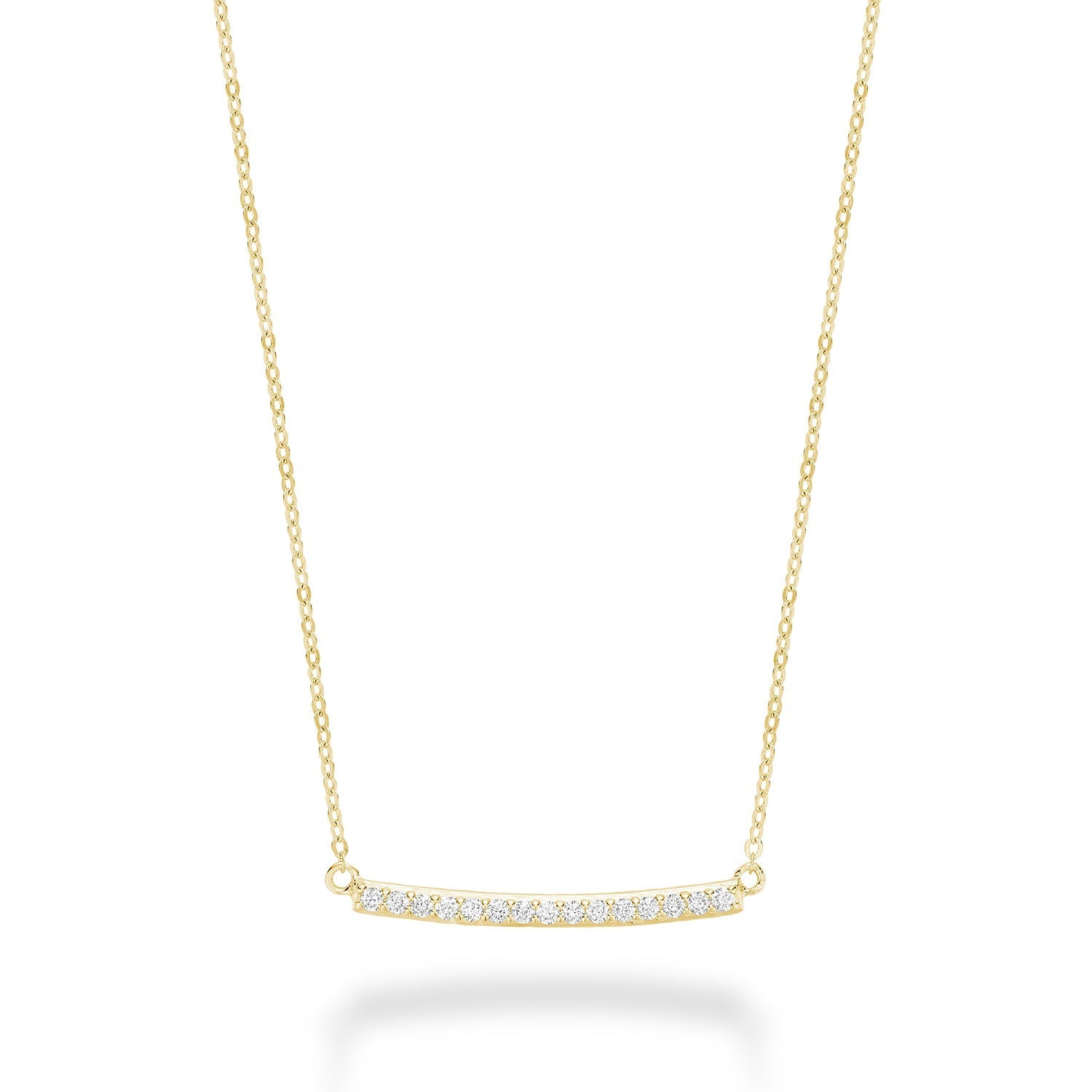 Bar Diamond Necklace - RNB Jewellery