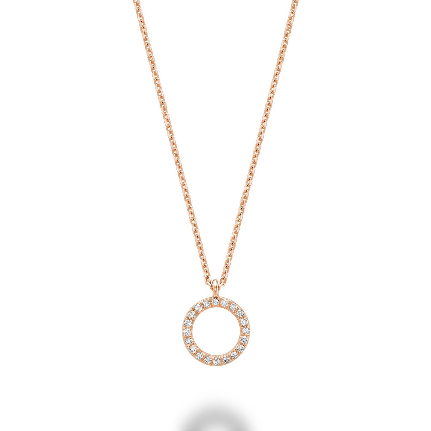 Circle Shape Diamond Pendant - RNB Jewellery