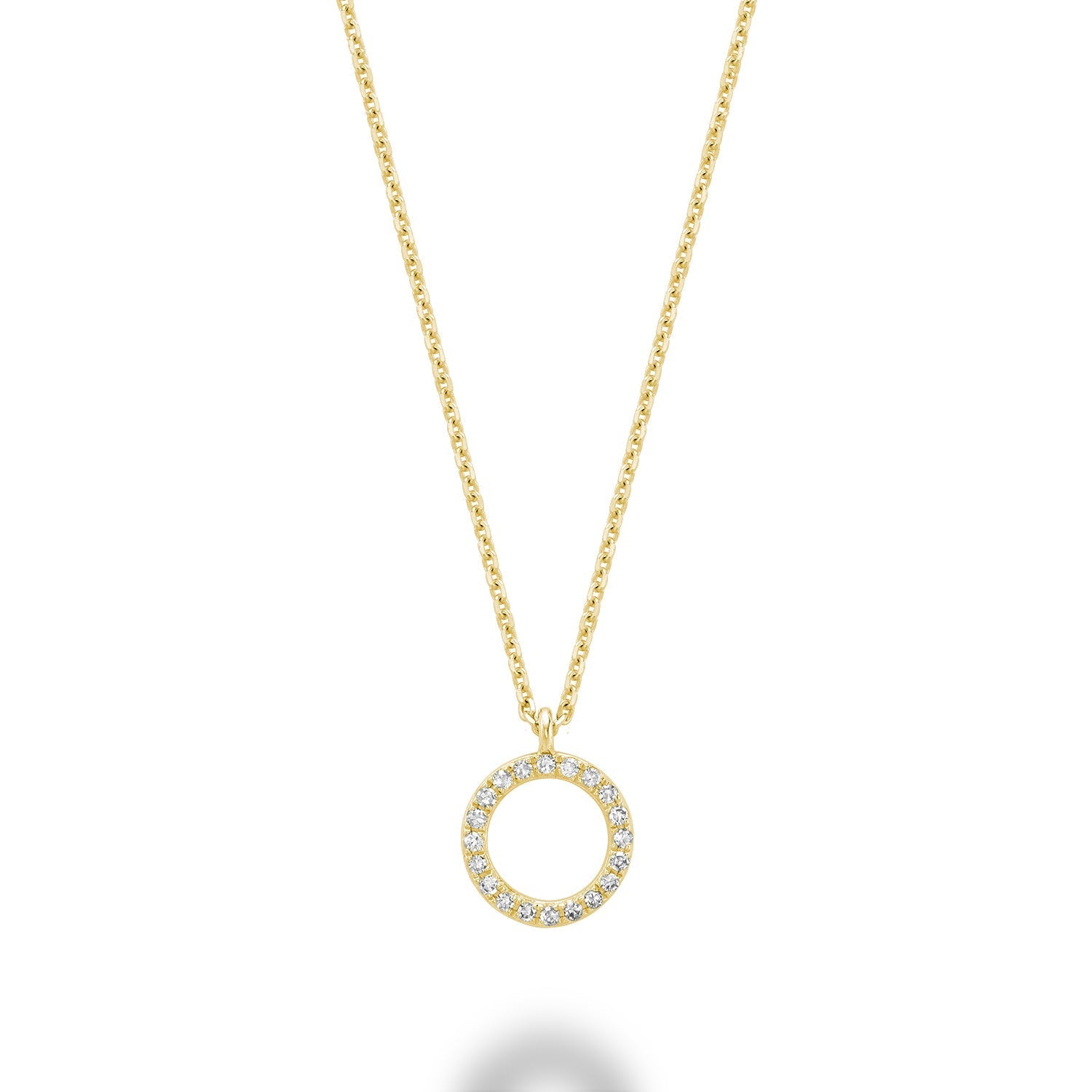 Circle Shape Diamond Pendant - RNB Jewellery