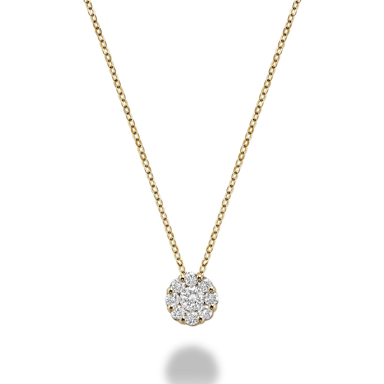 Cluster Diamond Pendant - RNB Jewellery