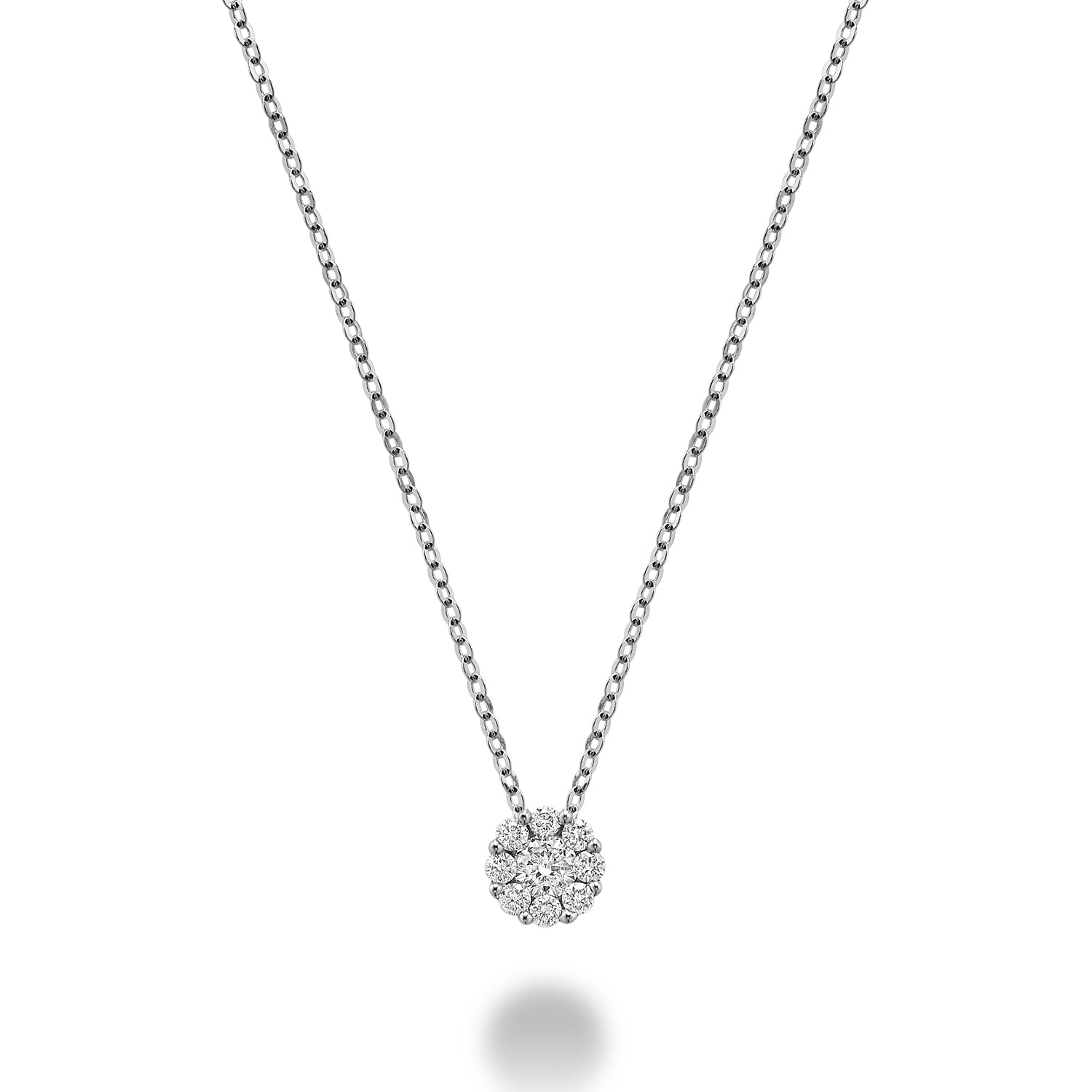 Cluster Diamond Pendant - RNB Jewellery