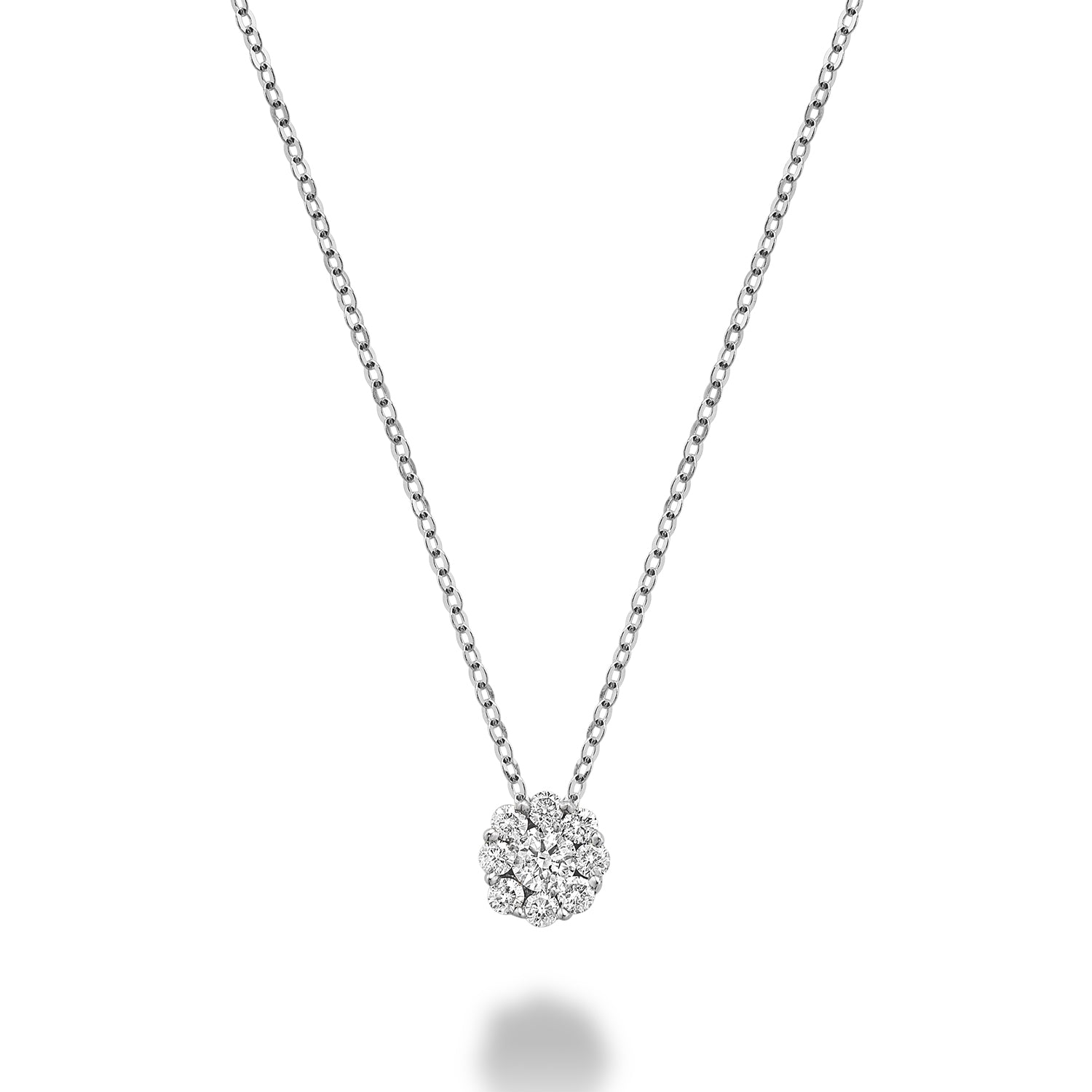 Cluster Diamond Pendant - RNB Jewellery