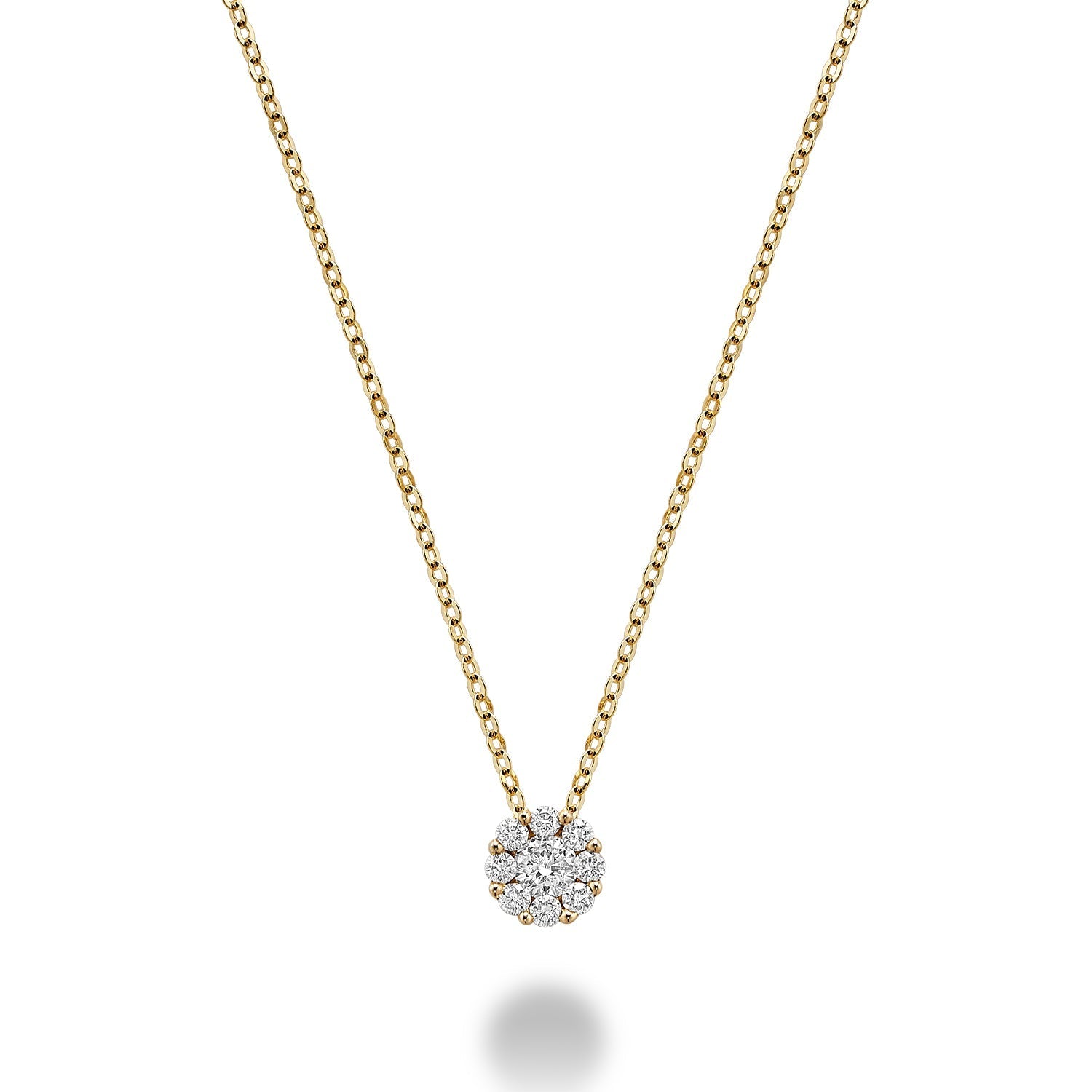 Cluster Diamond Pendant - RNB Jewellery