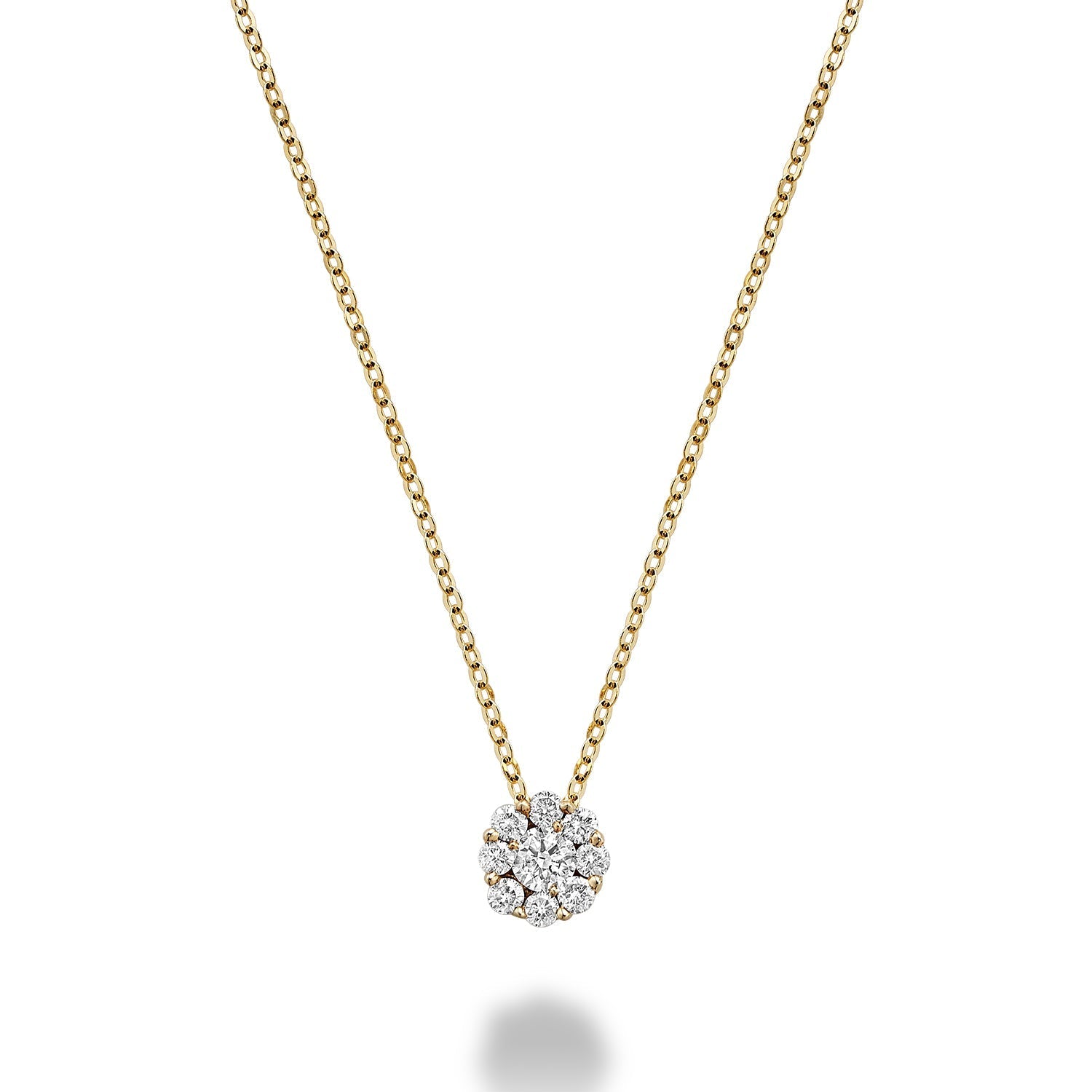 Cluster Diamond Pendant - RNB Jewellery