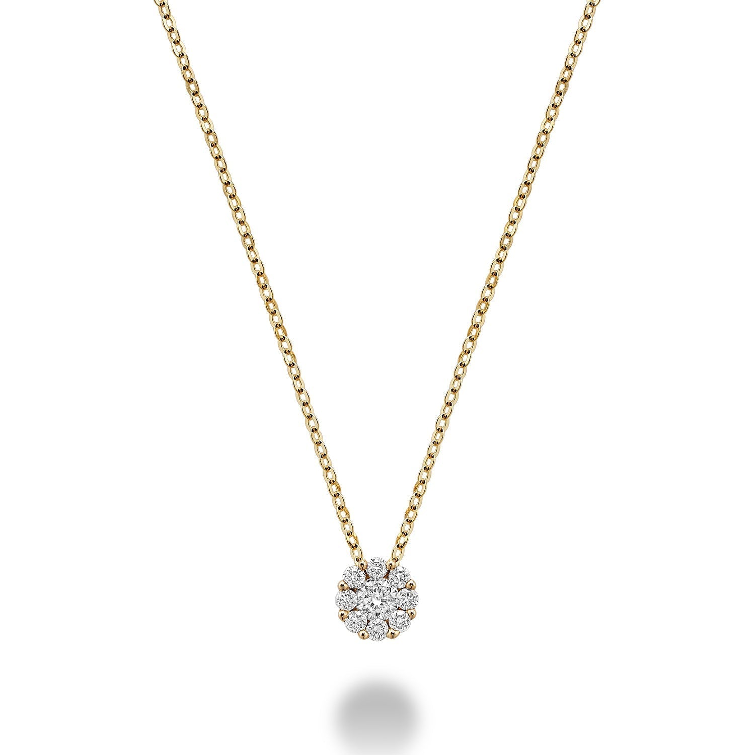 Cluster Diamond Pendant - RNB Jewellery