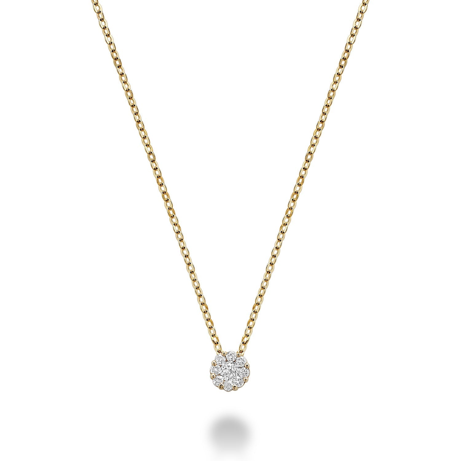 Cluster Diamond Pendant - RNB Jewellery