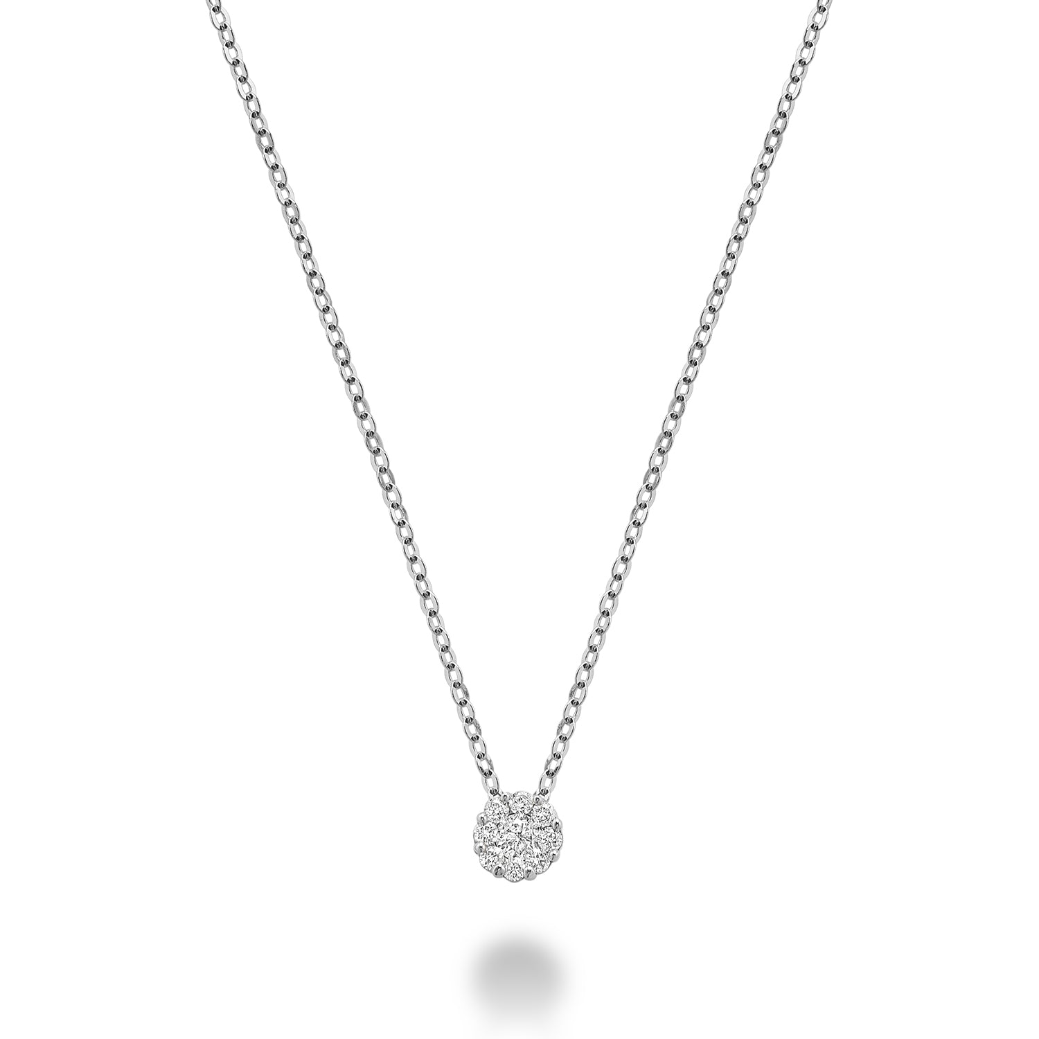 Cluster Diamond Pendant - RNB Jewellery