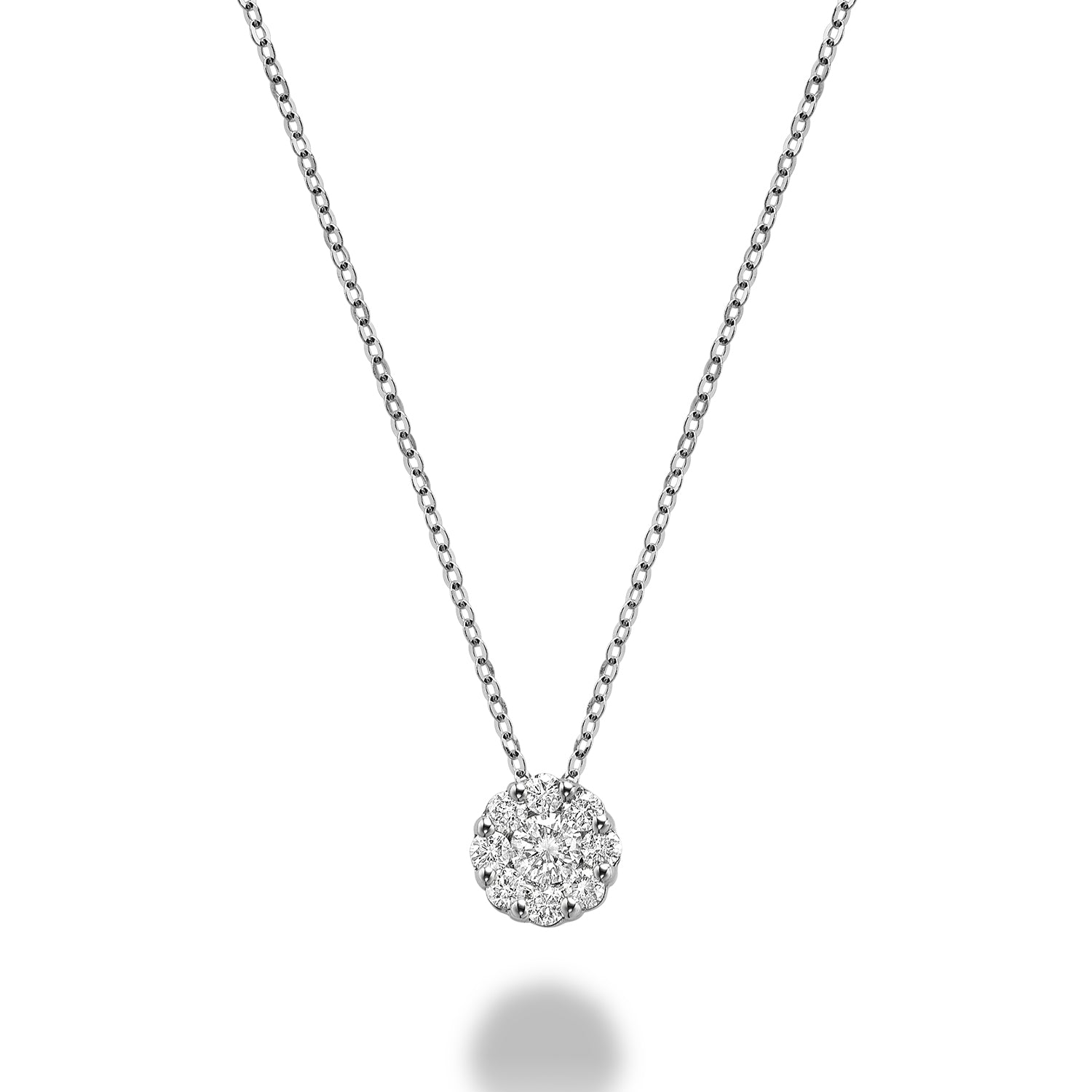 Cluster Diamond Pendant - RNB Jewellery