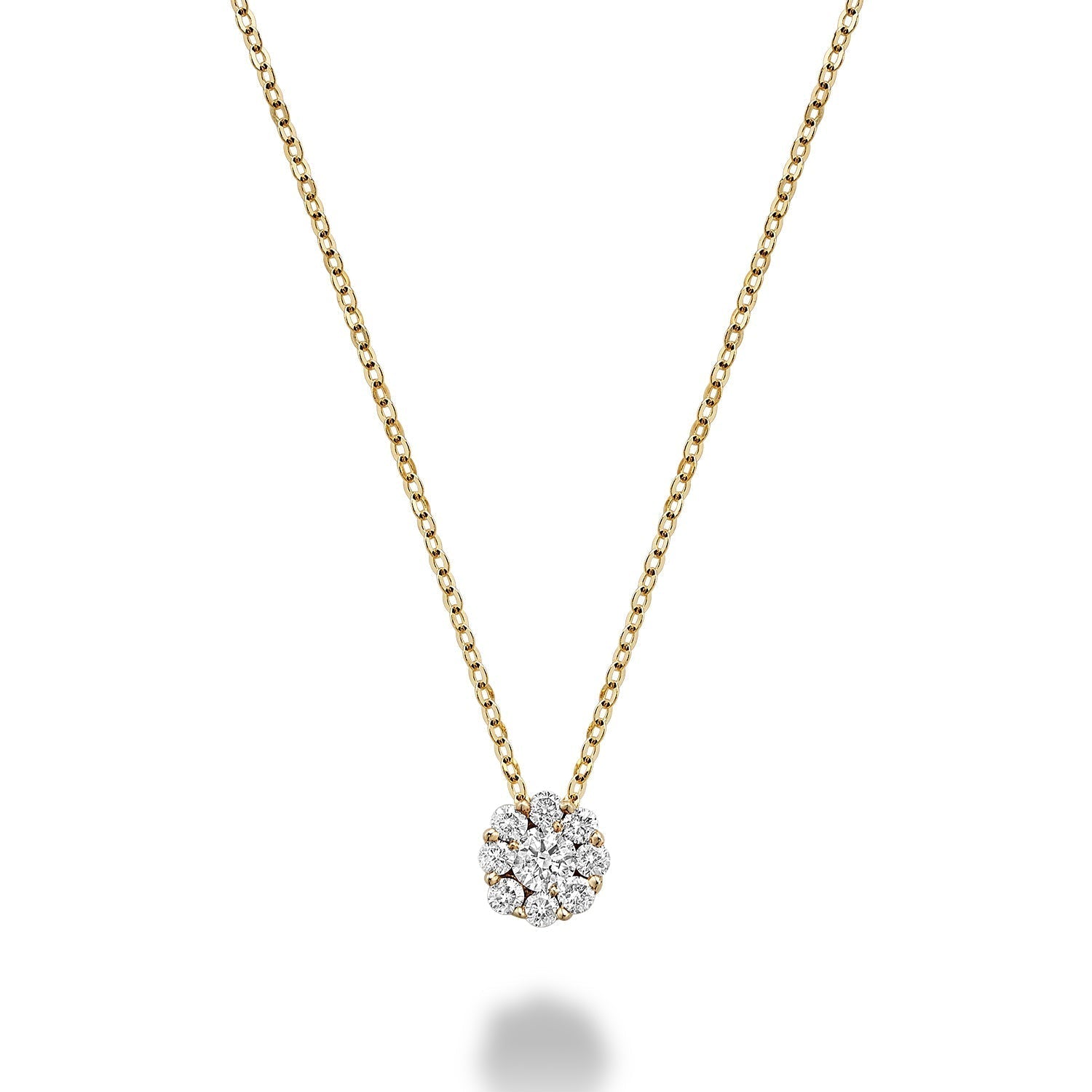 Cluster Diamond Pendant - RNB Jewellery