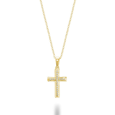 Cross Diamond Pendant - RNB Jewellery
