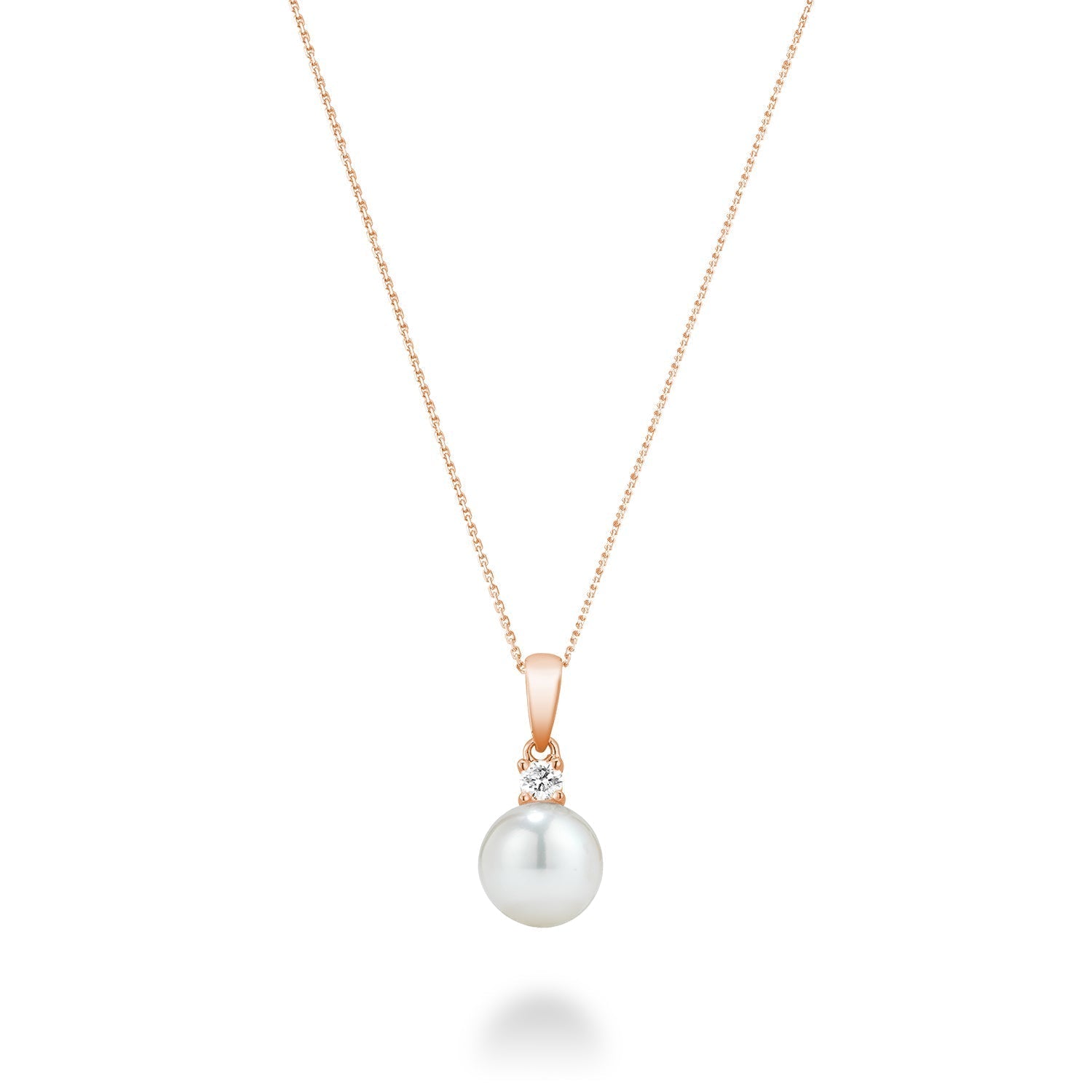 Cultured Pearl & Diamond Pendant - RNB Jewellery