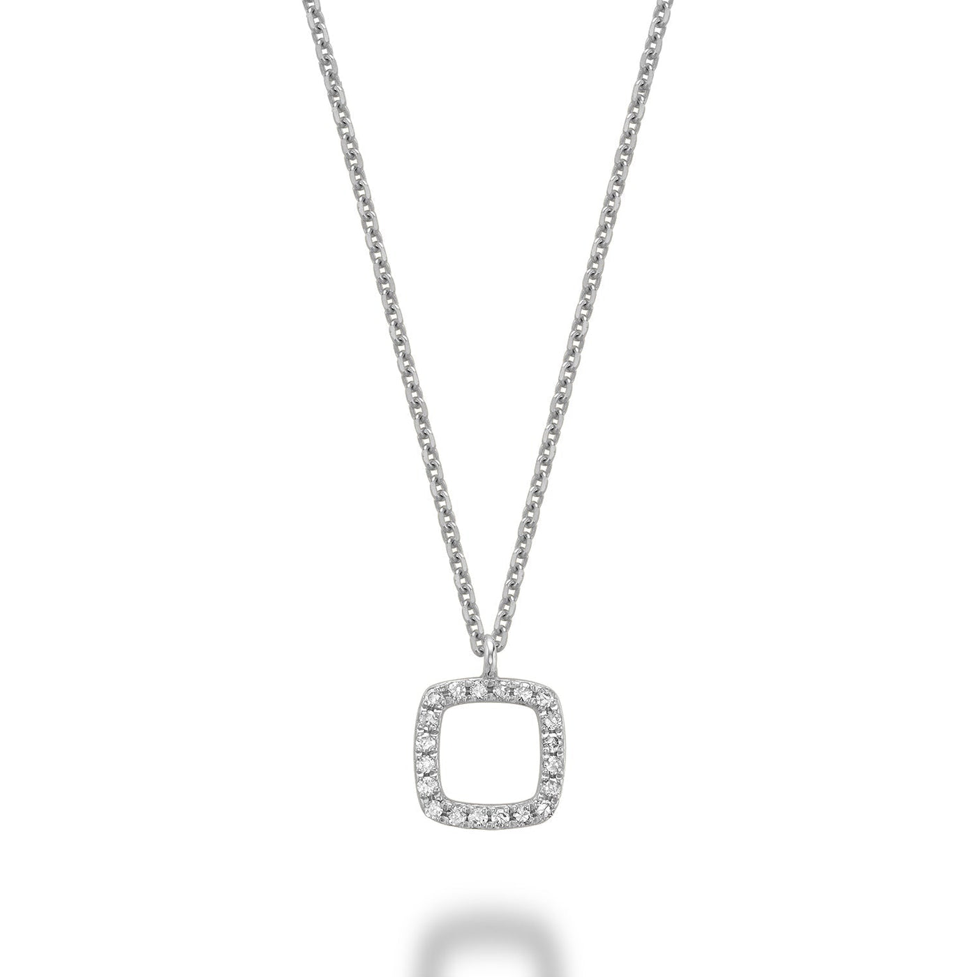 Cushion Shape Diamond Pendant - RNB Jewellery