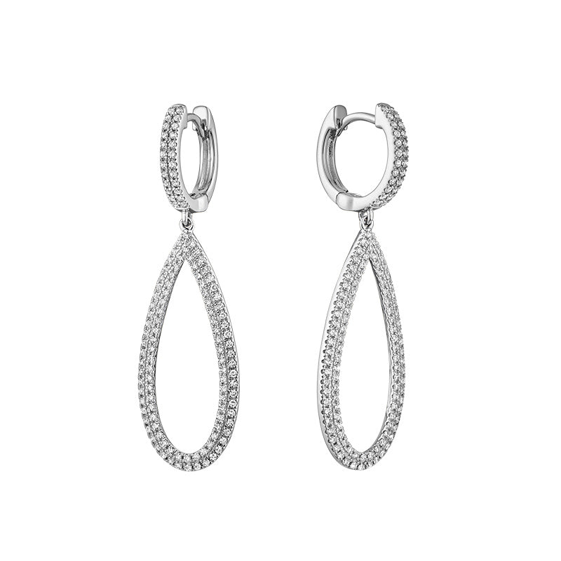 Diamond Drop Earring - RNB Jewellery