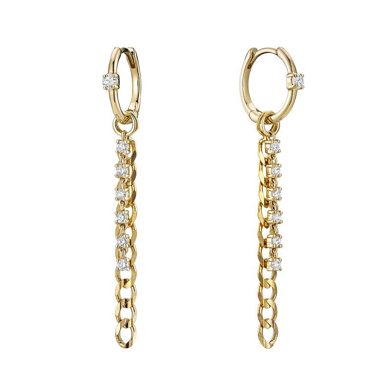 Diamond Earring - Boucle D'oreille en Diamant - RNB Jewellery