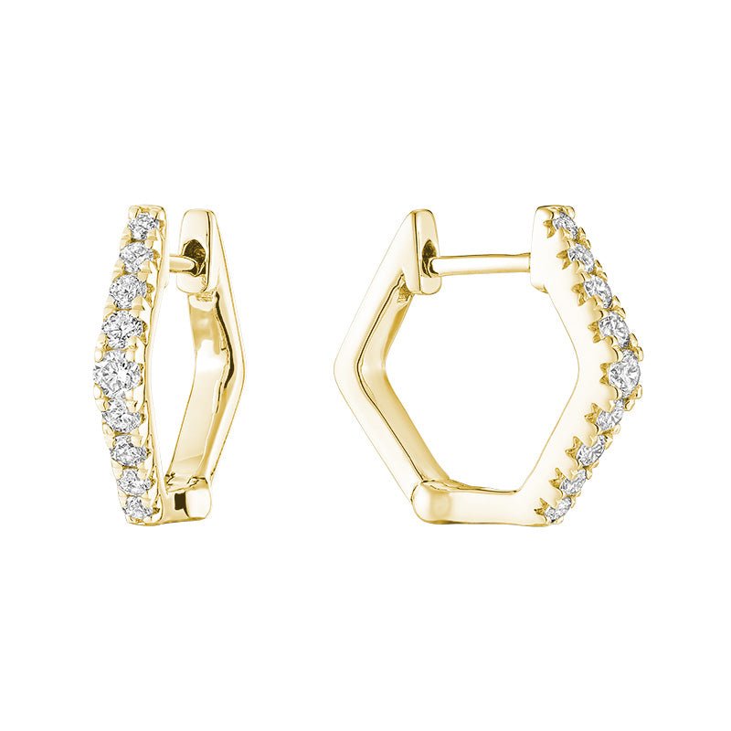 Diamond Earring - Boucle D'oreille en Diamant - RNB Jewellery