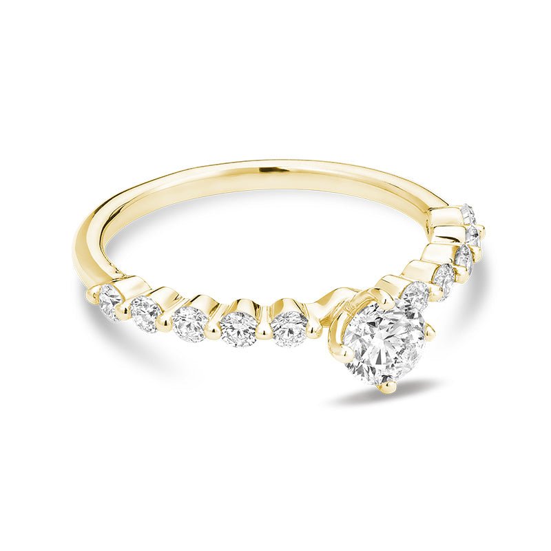 Diamond Engagement Ring Round - RNB Jewellery