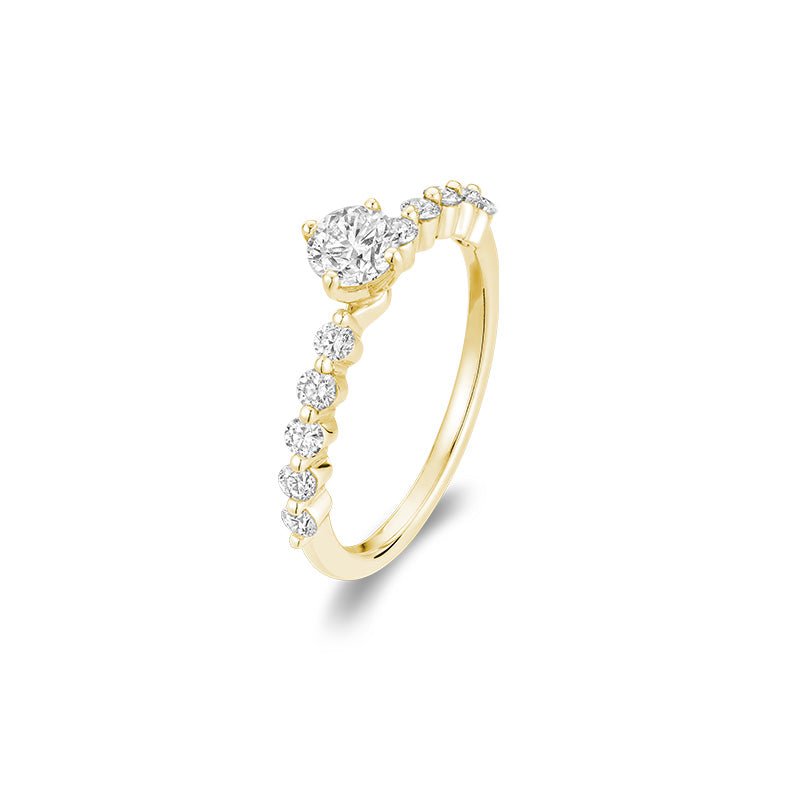 Diamond Engagement Ring Round - RNB Jewellery