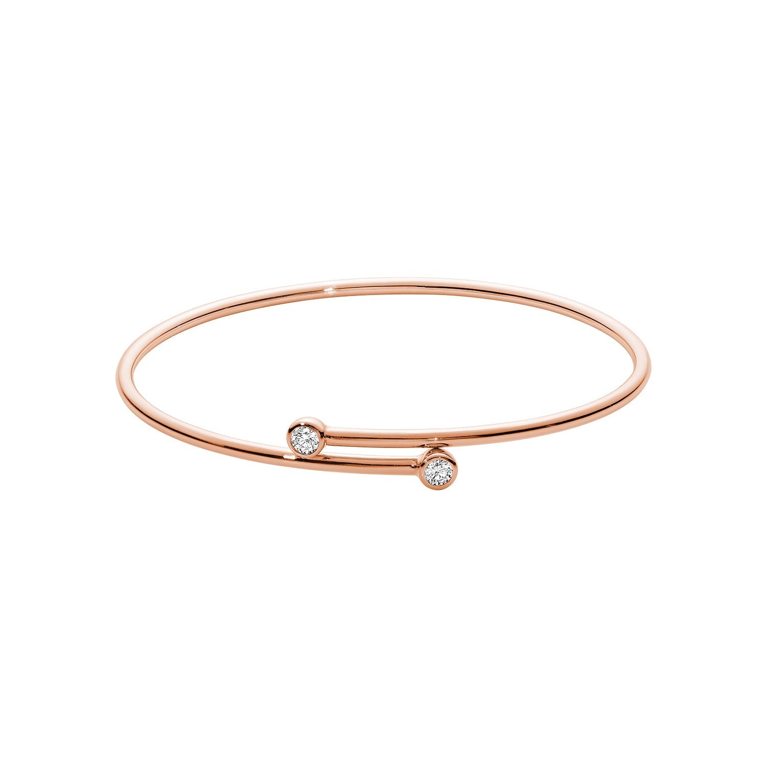 Diamond Hoop Bangle - RNB Jewellery