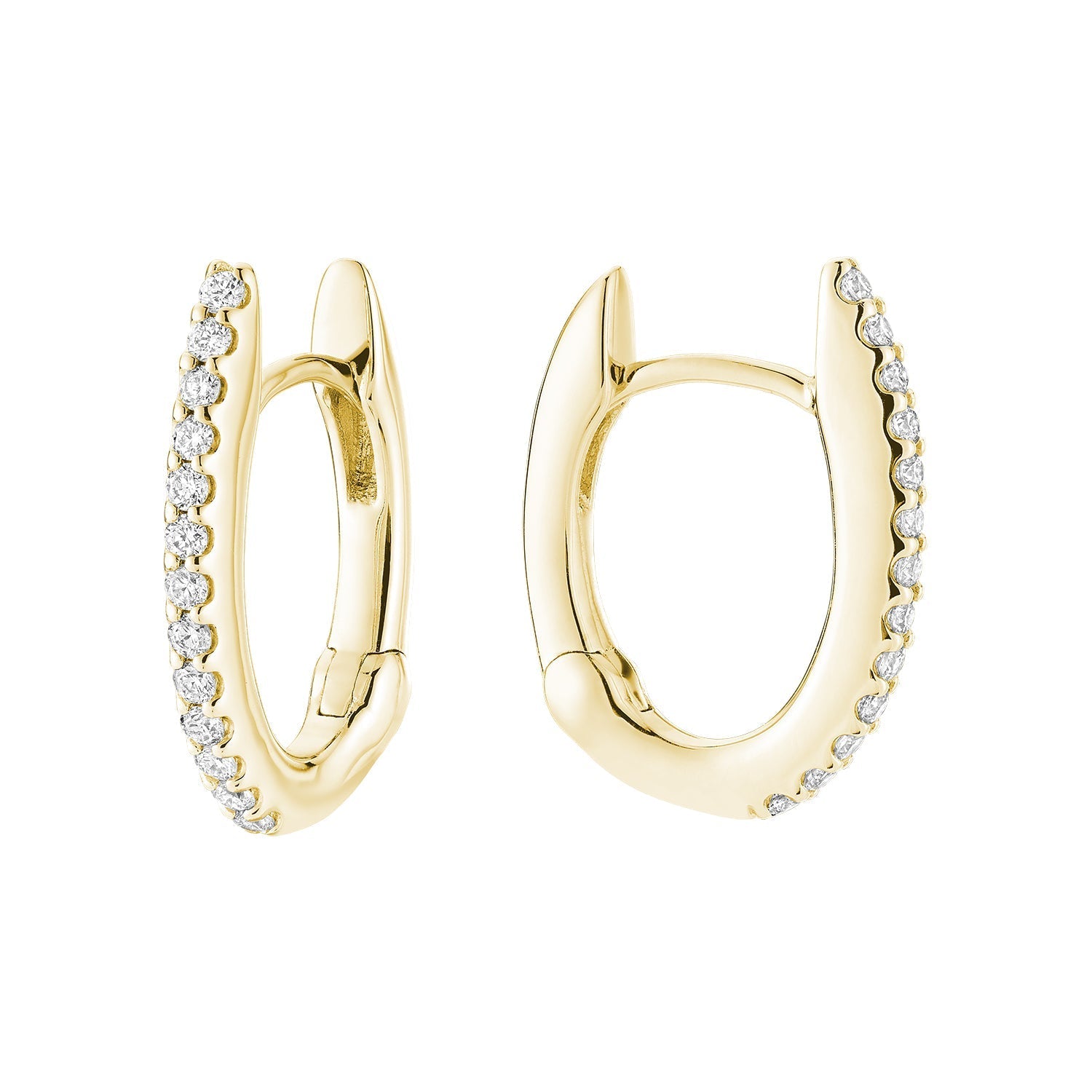 Diamond Huggie Earrings - RNB Jewellery