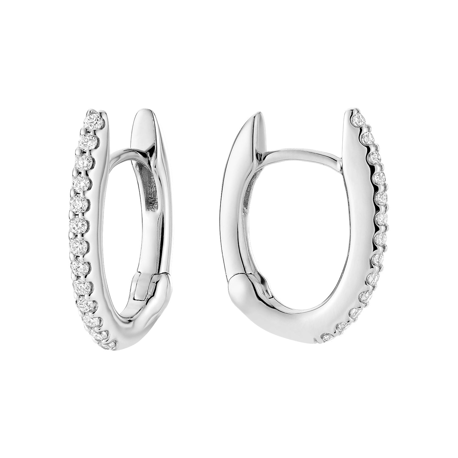 Diamond Huggie Earrings - RNB Jewellery