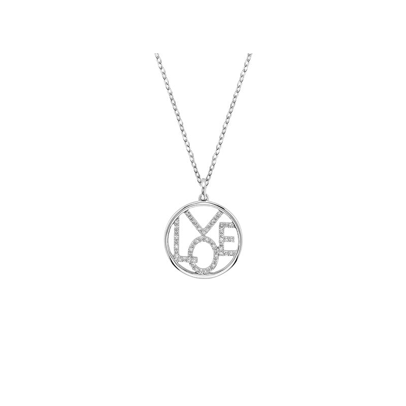 Diamond Love Pendant - RNB Jewellery