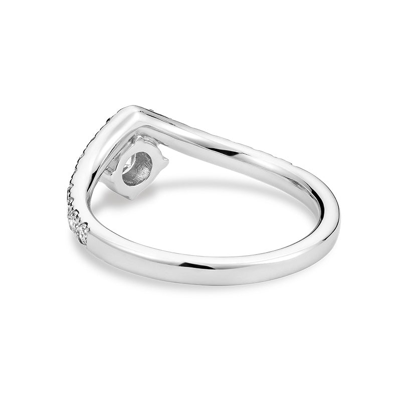 Diamond V Shape Engagement Ring - RNB Jewellery