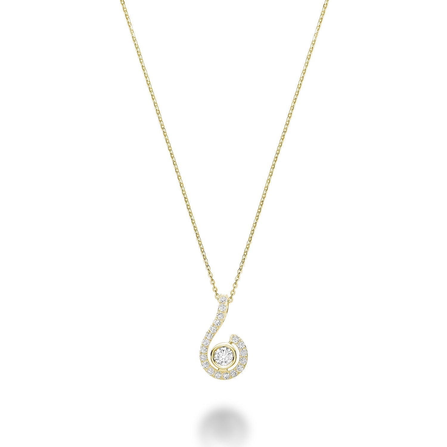 Drop Diamond Pendant - RNB Jewellery