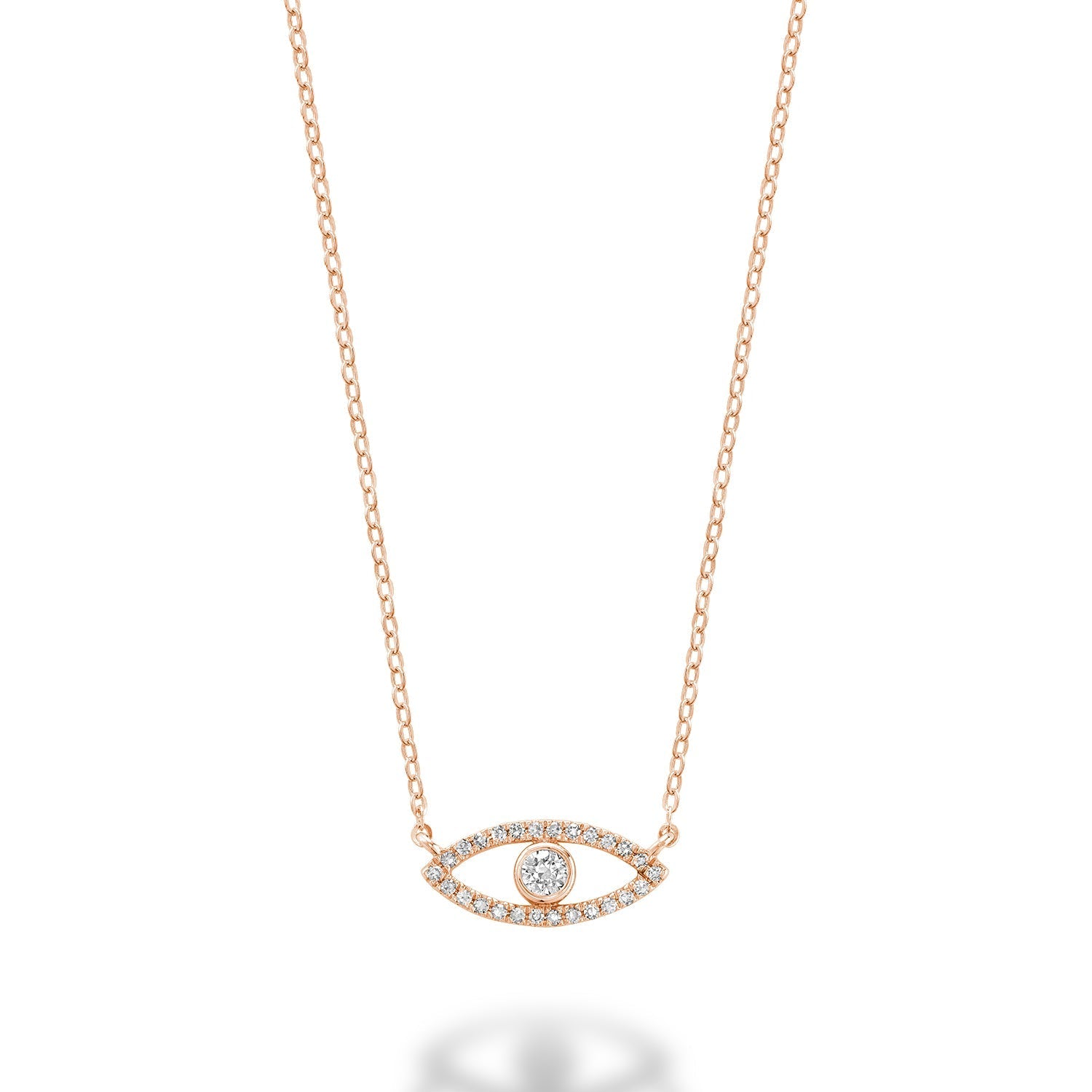 Evil Eye Diamond Necklace - RNB Jewellery