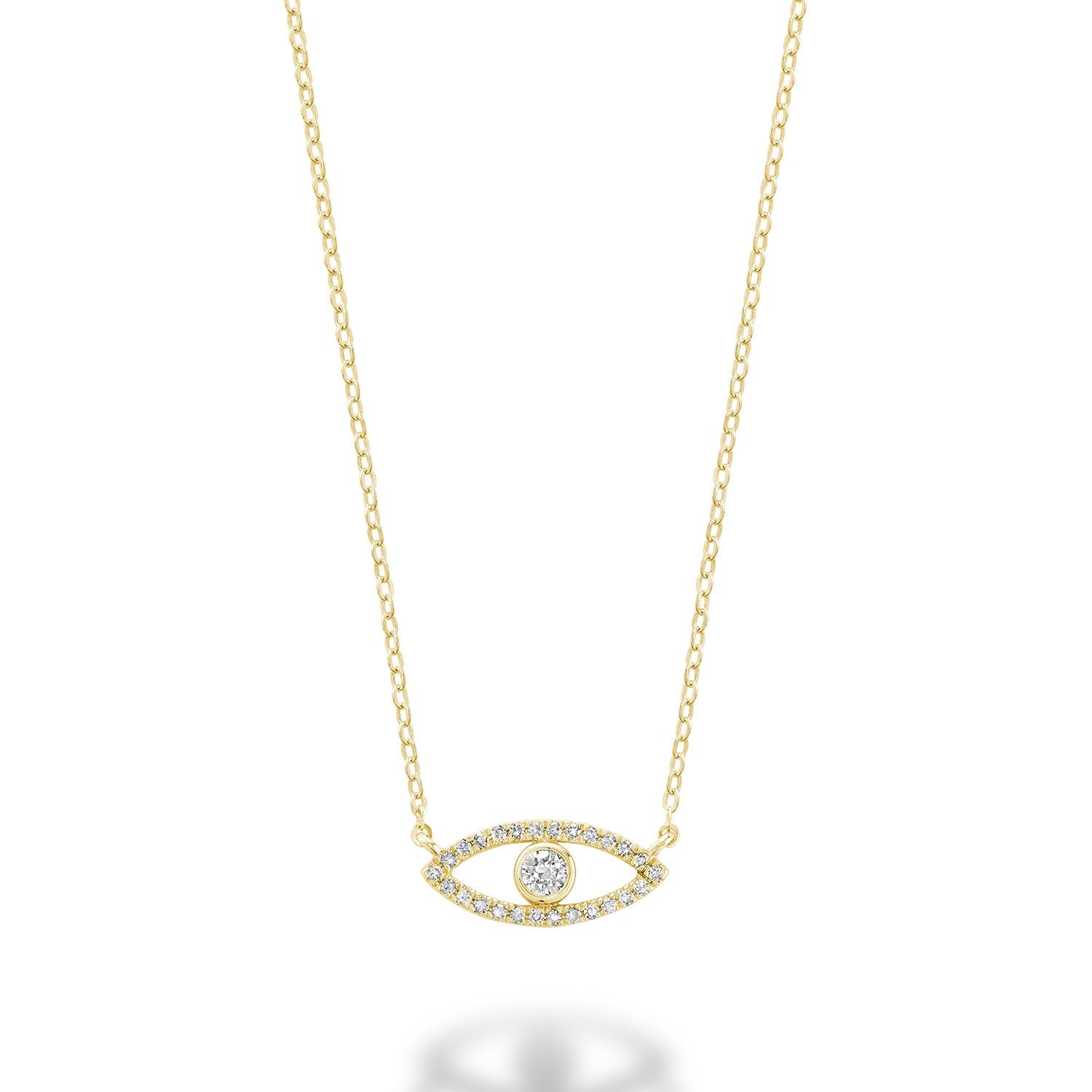 Evil Eye Diamond Necklace - RNB Jewellery