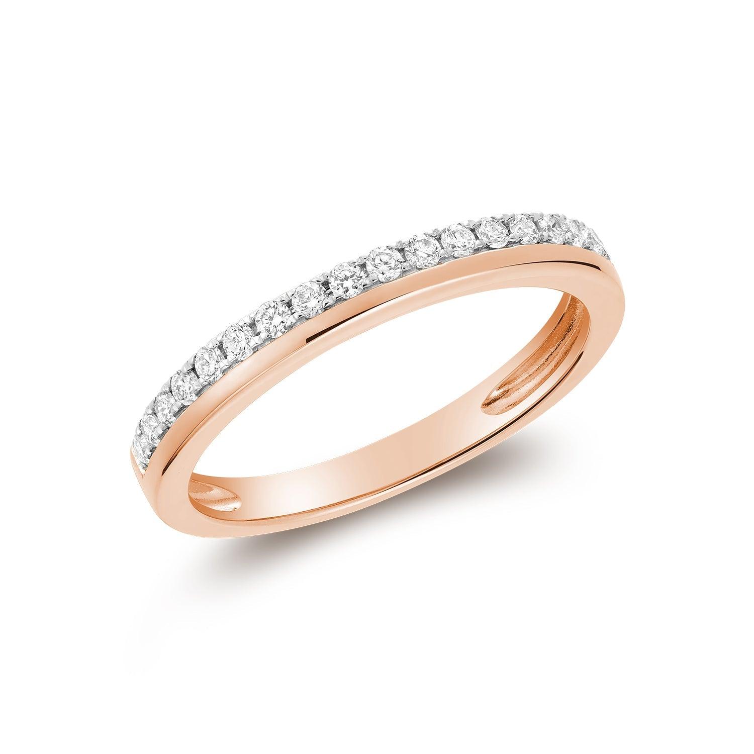 Half Semi Eternity Diamond Ring - RNB Jewellery