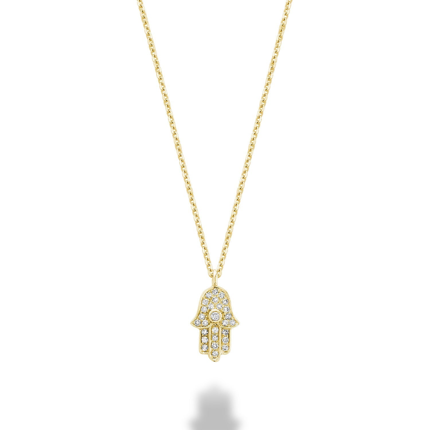 Hamsa Diamond Pendant - RNB Jewellery