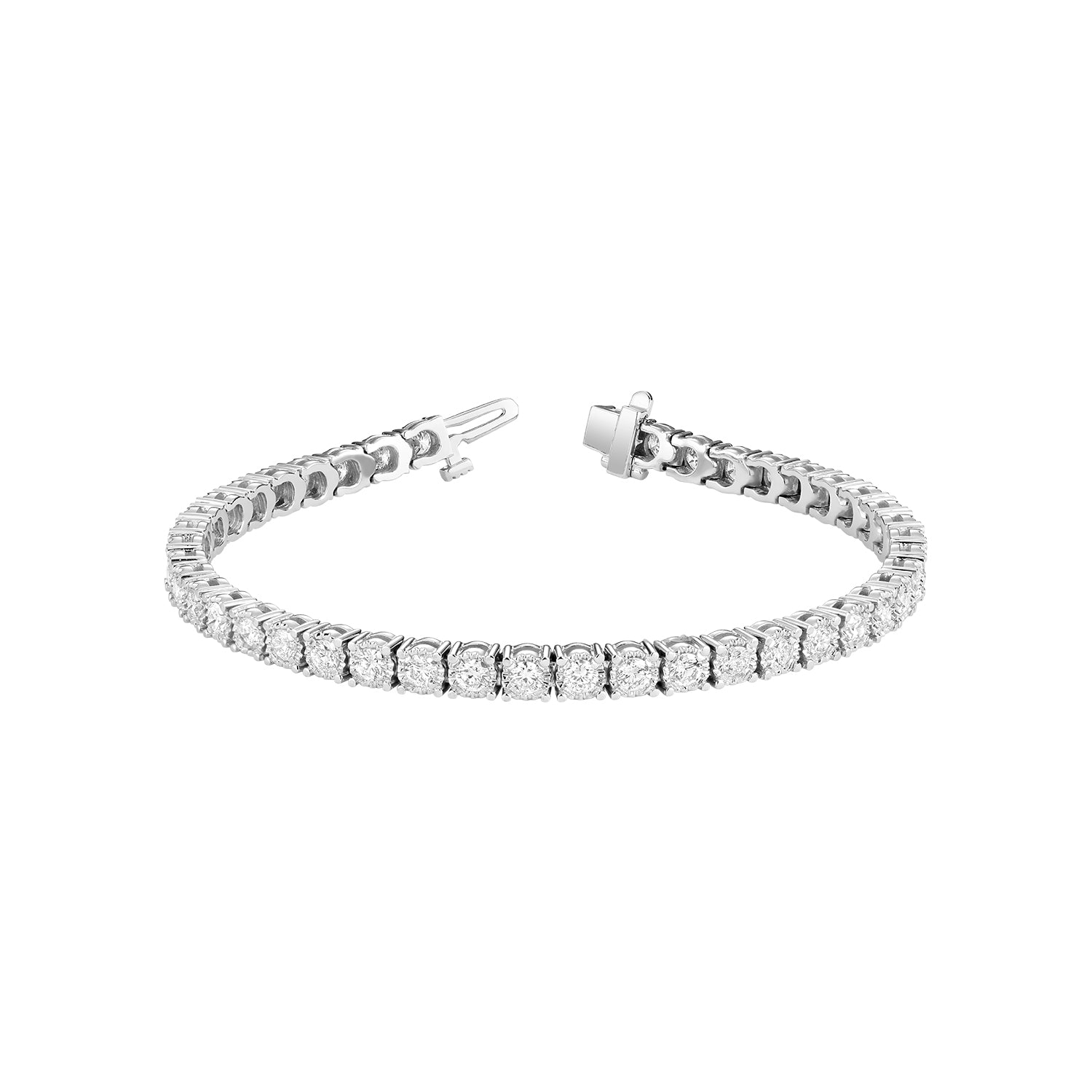 Illusion Diamond Tennis Bracelet - RNB Jewellery