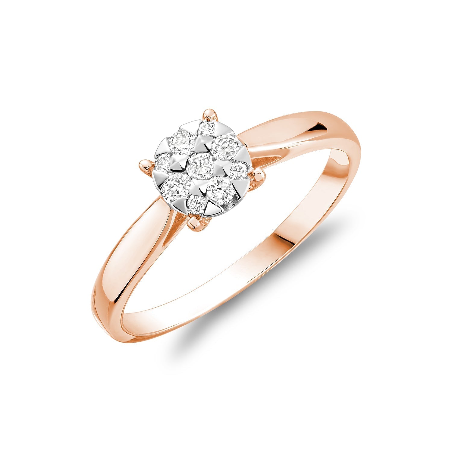 Illusion Setting Diamond Ring - RNB Jewellery