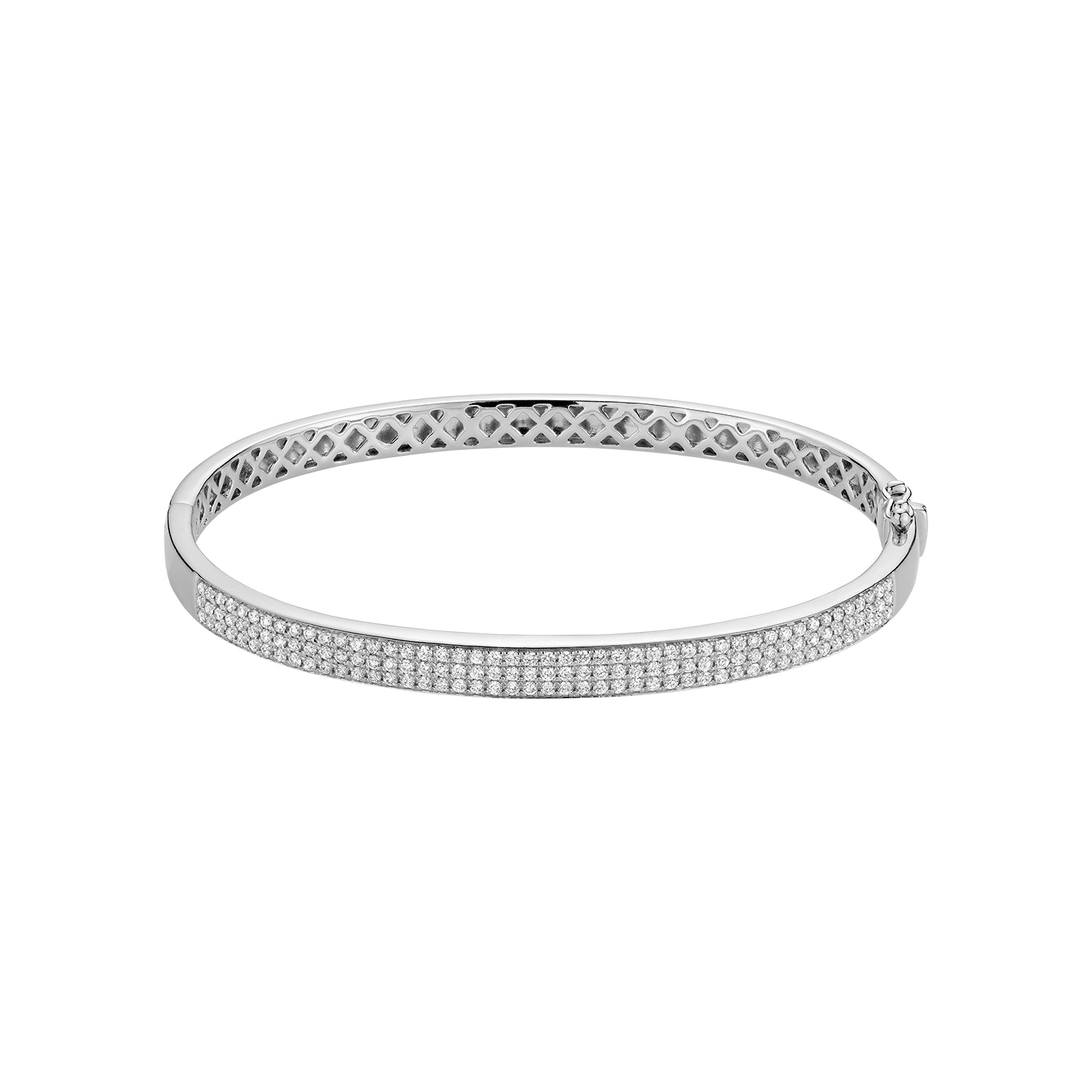 Micro Pave Bangle Bracelet - RNB Jewellery