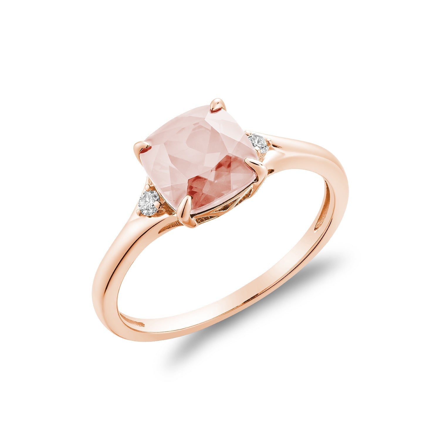 Morganite & Diamond Ring - RNB Jewellery