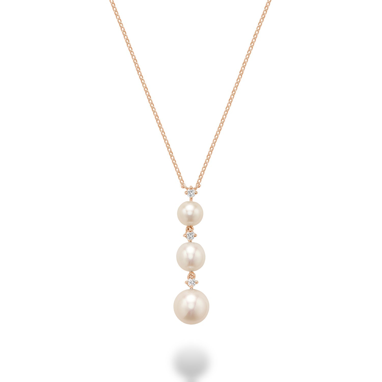 Pearl and Diamond Necklace - RNB Jewellery