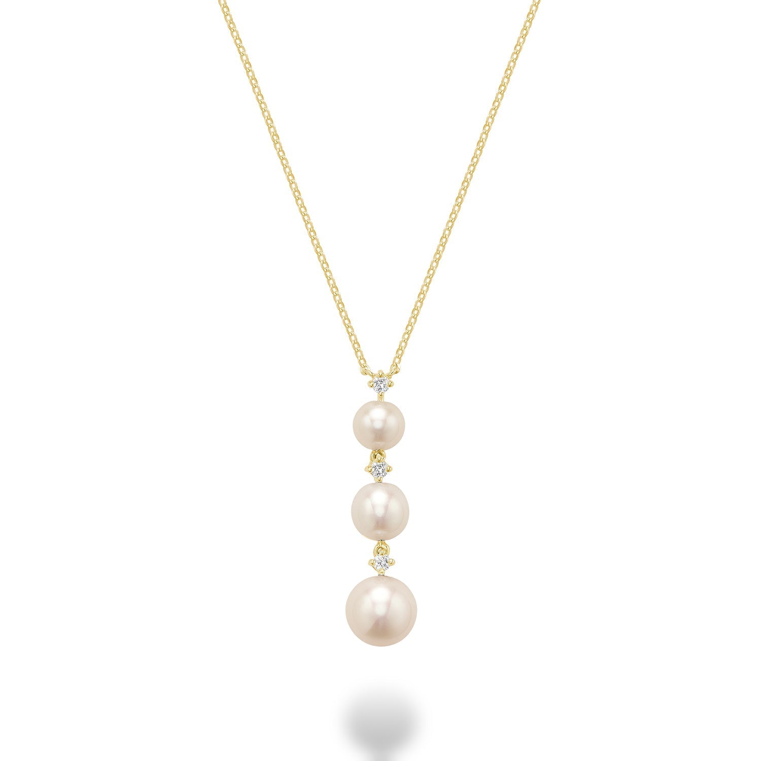 Pearl and Diamond Necklace - RNB Jewellery